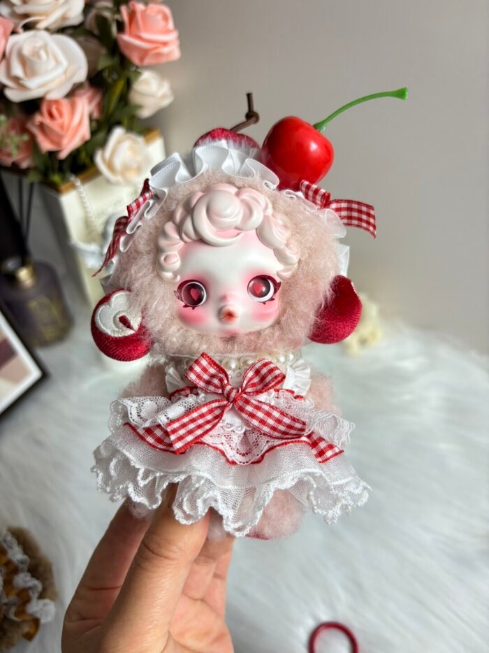 Skullpanda V3 Moldy Muffin Handmade Outfit – Dessert-Inspired Lolita Doll Clothes & Collectible Accessories