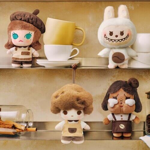 POP BEAN Coffee Factory Series Plush Pendant Confirmed Box
