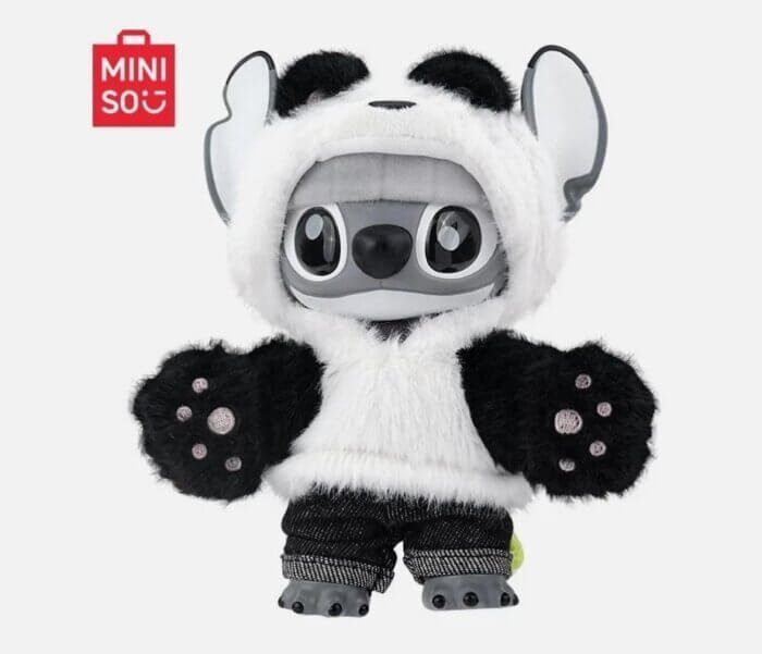 MINISO Disney Stitch GenZ Street Panda Vinyl Plush