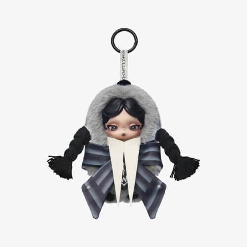 SKULLPANDA × Wednesday Plush (Nevermore Academy Uniform Version)