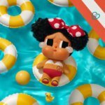 CRYBABY Vacation Mode On Series-Vinyl Plush Pendant Blind / Confirmed Box