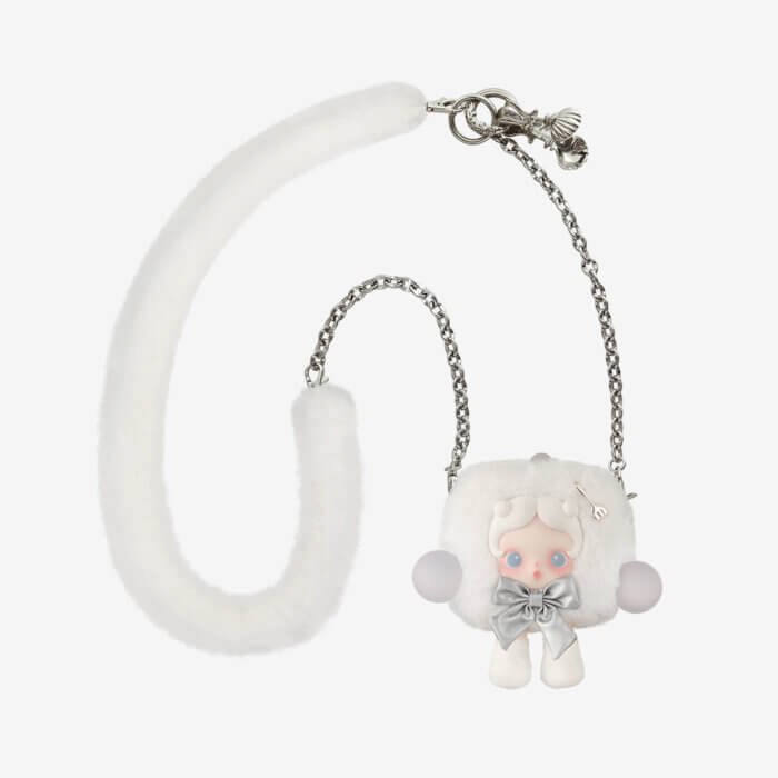 SKULLPANDA The Feast Begins Series Mini Bag-The Sugar Tongs Brand: POP MART Release Date: October 30, 2025 SIZE: Bag Body: 14.5*10.5*7cm / 5.71*4.13*2.761inches Bag Chain: 126cm/ 49.61inches MATERIAL: Polyester Fibers / Silicone / Iron / Zinc Alloy / PVC Stuffing: Polyester Fibers / PE/ POM Not suitable for persons under 15.